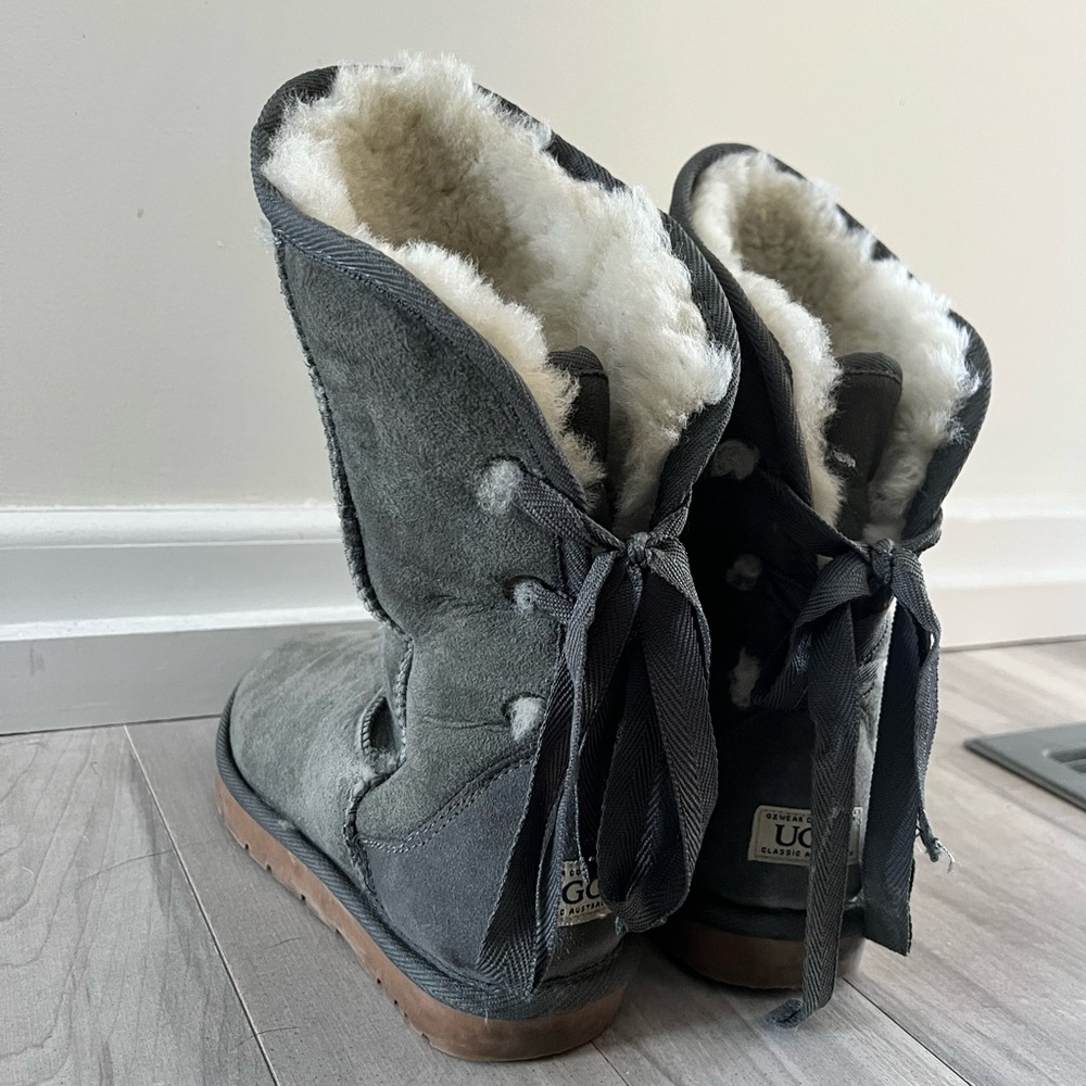Tall Ugg Boots, Lace-Up